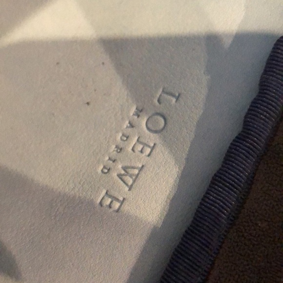 Loewe Madrid Vintage Leather Anagram Crossbody Blue - Picture 6 of 10